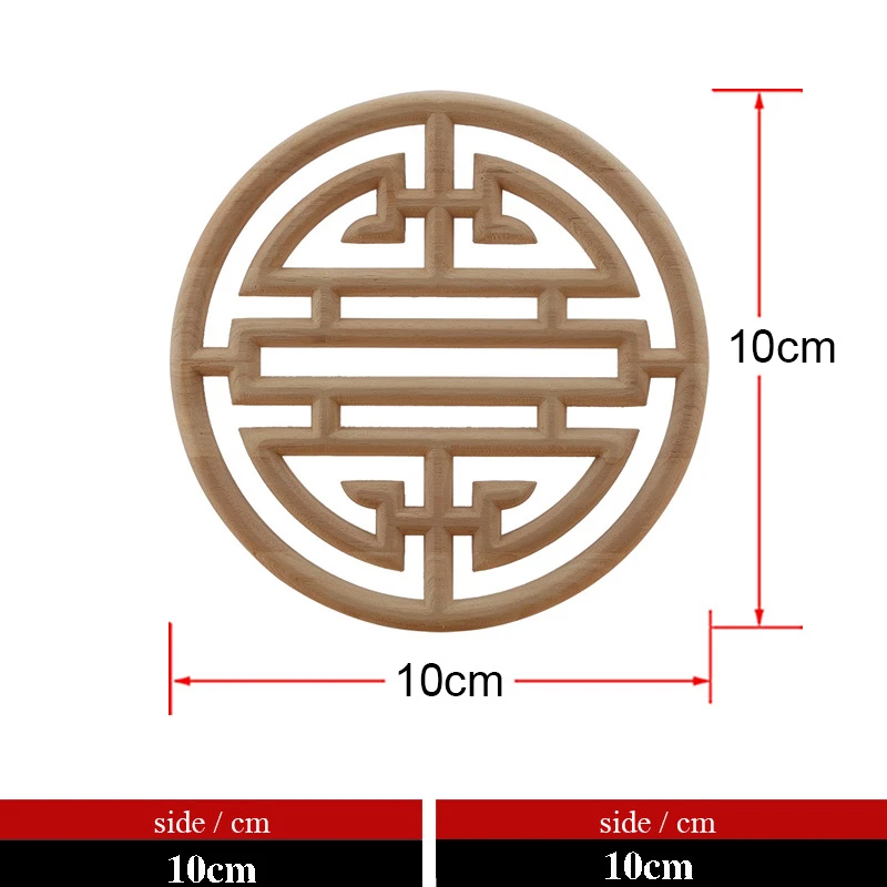 

Деревянная резная аппликация VZLX Роза