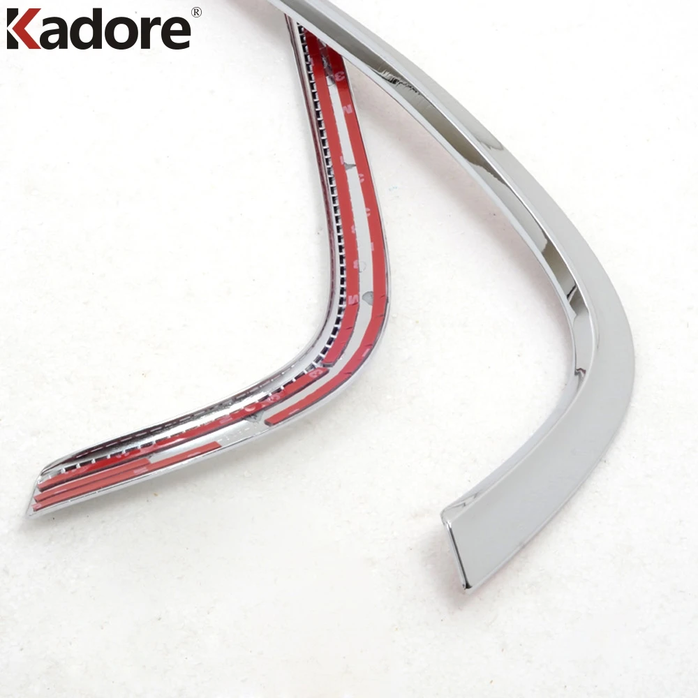 Абс хромированная Защитная панель для переднего отделка противотуманная крышка