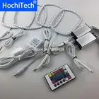 Для Dodge Charger 2011 2012 2013 2014 светодиодный периметр фары кольца halo многоцветный RGB ангельские глаза демона