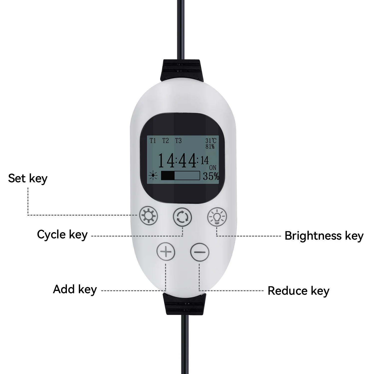 the Controller for Led Aquarium Light Coral Reef Fish Intensity Timer Mode Simulating Sunrise Sunset | Дом и сад