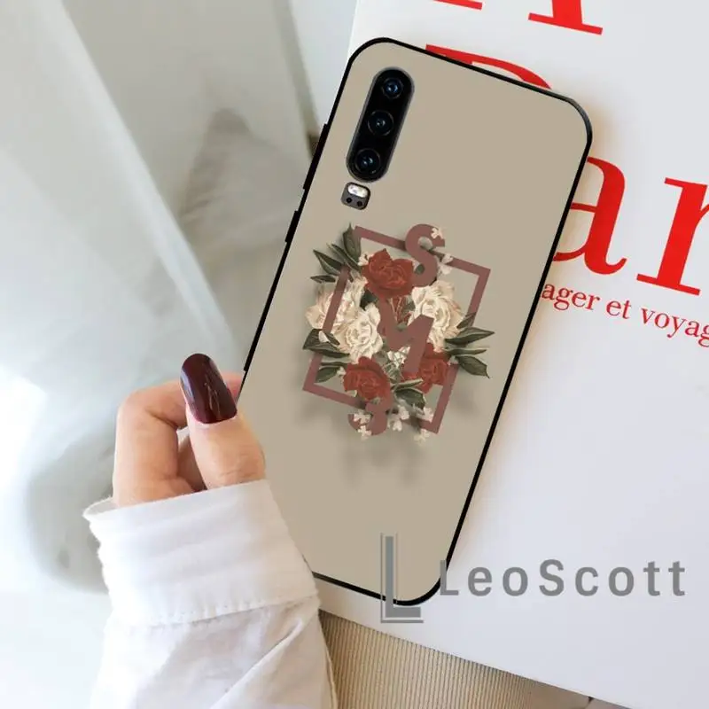 

beautiful Love Passion Flower Phone Case For Huawei honor Mate P 9 10 20 30 40 Pro 10i 7 8 a x Lite nova 5t
