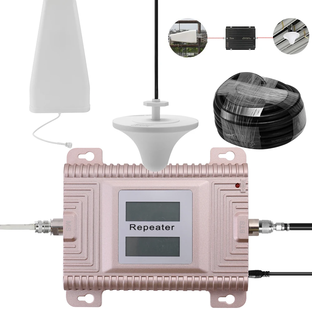 CDMA/3G 850/2100MHz 2G/3G Dual Band ЖК дисплей Дисплей мобильный телефон сигнал усилитель