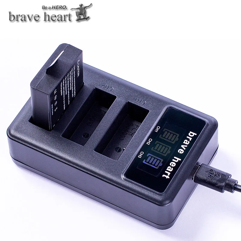 3X3,7 v 1050mAh батарея SJ4000 Батарея SJ5000 SJ6000, Wi-Fi+ ЖК-дисплей Зарядное устройство для спортивной экшн-камеры SJCAM sj 4000 5000 6000 7000 8000 sj9000 M10