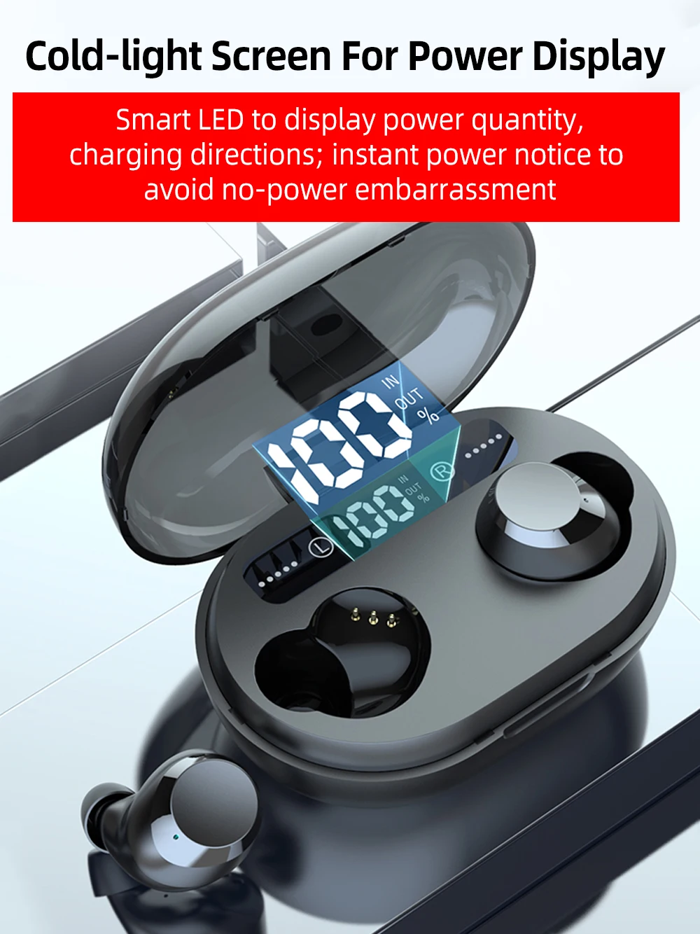 Новинка 2019 6D стерео Bluetooth гарнитура шумоподавление беспроводная TWS наушники 3300