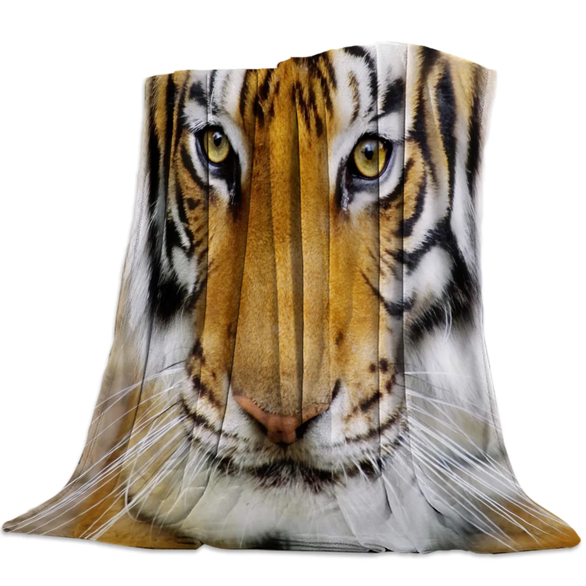 Животное тигр борода Азия карнавал одеяло мультфильм флис диван/кровать/Самолет