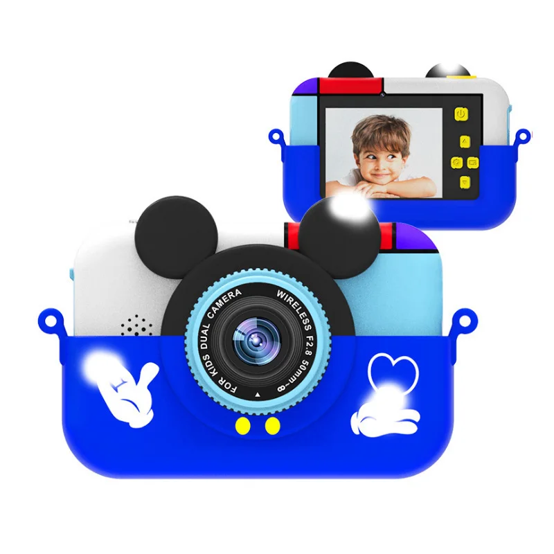 

Mini Children Digital Camera 30MP 2.4 Inch IPS Screen 1080P HD Video Selfie SLR Children Toy Camera Birthday Gift kids camera