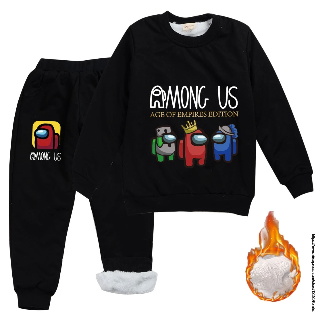 У нас Детская зимняя одежда Зимнее пальто для девочек с рисунком маленьких