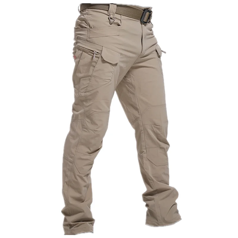 

FAKUNTN City Military Tactical Pants Men SWAT Combat Army Trousers Many Pockets Waterproof Wear Resistant Casual Cargo Pants Men