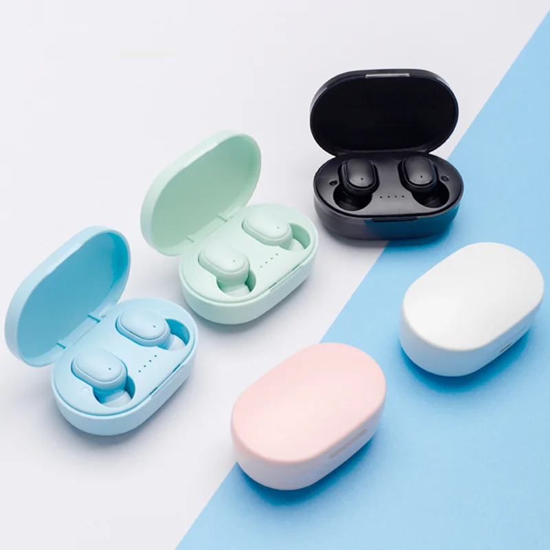 

A6S TWS Bluetooth-compatible Earphone Wireless Headphone Sport Earbuds Stereo Headset With Mic Charging Box For All Smartphone