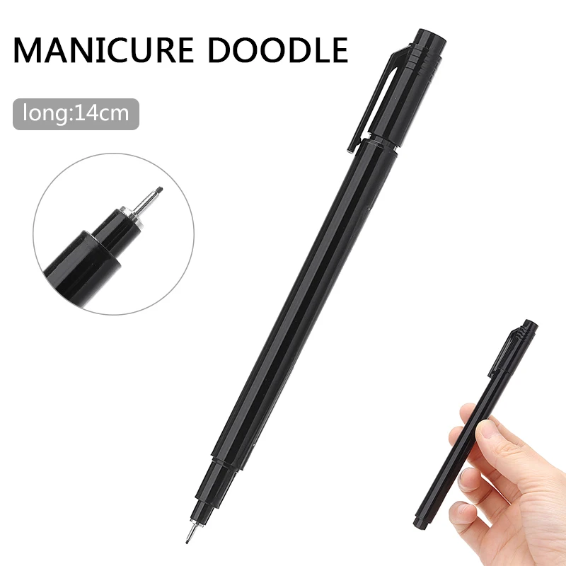 

Nail Art Pen Dotting Painting Drawing Polishing UV Gel DIY Handle Pencil Design Manicure Tools