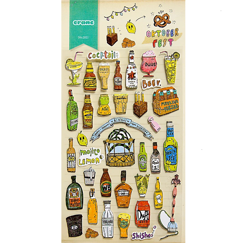 Креативные кавайные наклейки из ПВХ милые прозрачные DIY украшения фото ручная