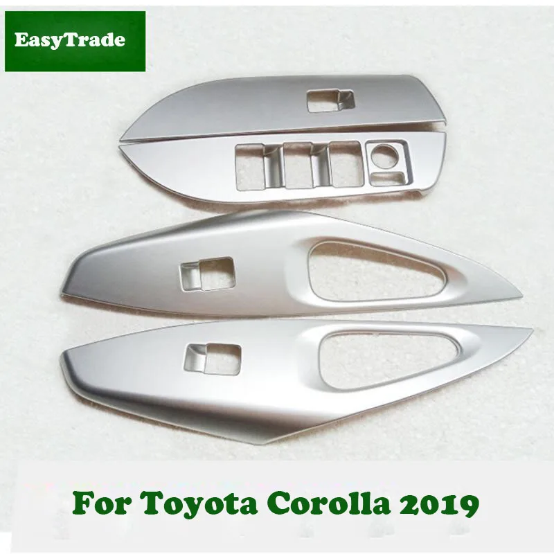 4 шт. для Toyota Corolla 2019 аксессуары крышка переключателя окна автомобиля кнопка