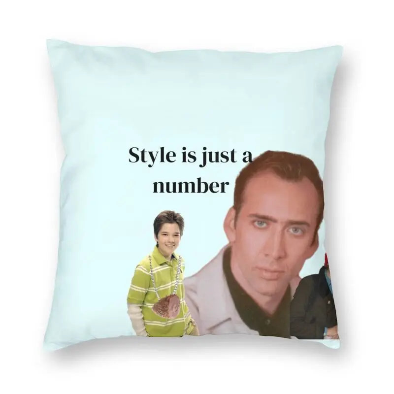 

Наволочка для подушки Николаса Кейджа, чехол для подушки с 3D принтом в виде американского кинофильма, стильный квадратный декоративный чехол для дивана и подушки для мальчиков