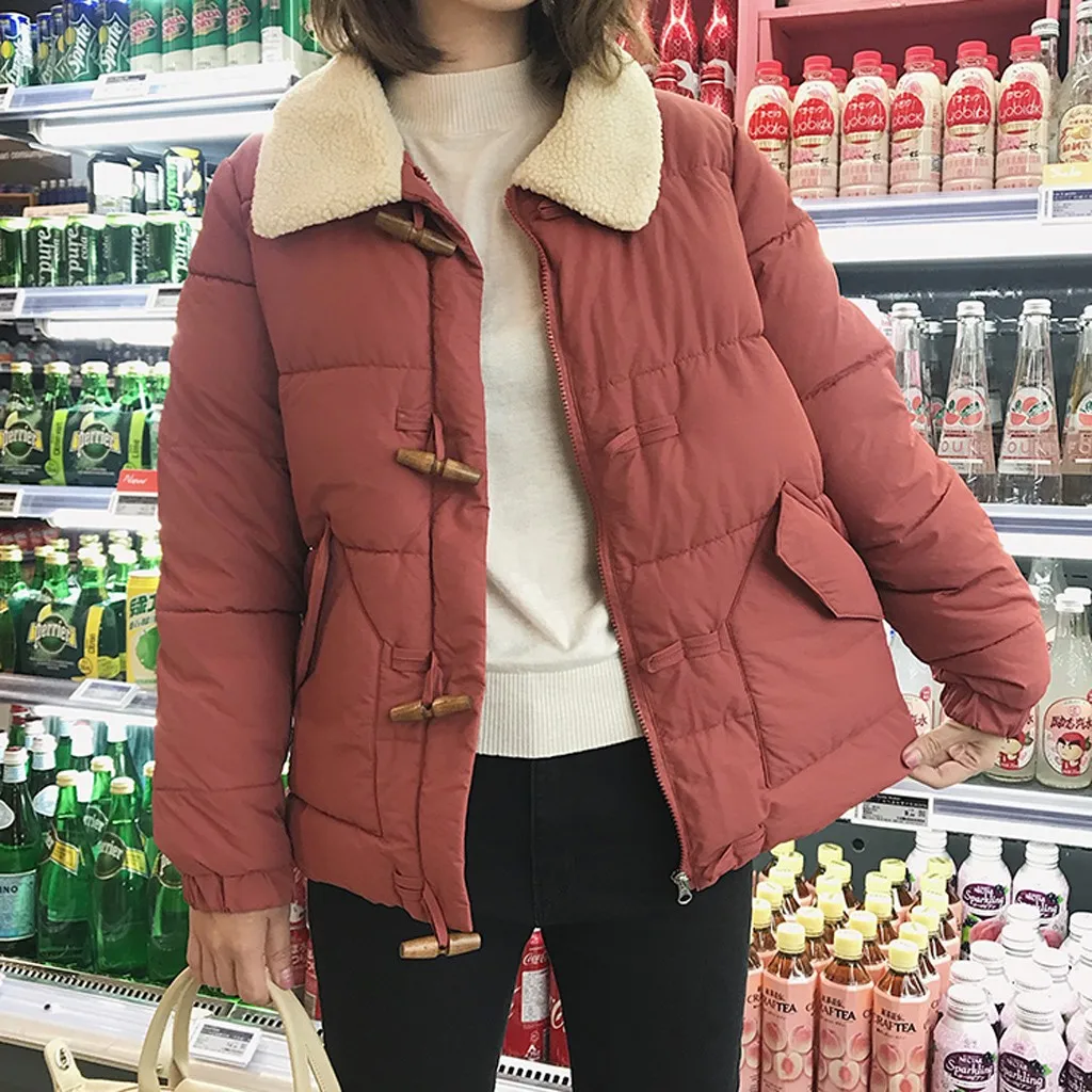 Зима 2019 Parkas Базовые Куртки женские зимние плюс бархатные пальто с капюшоном из