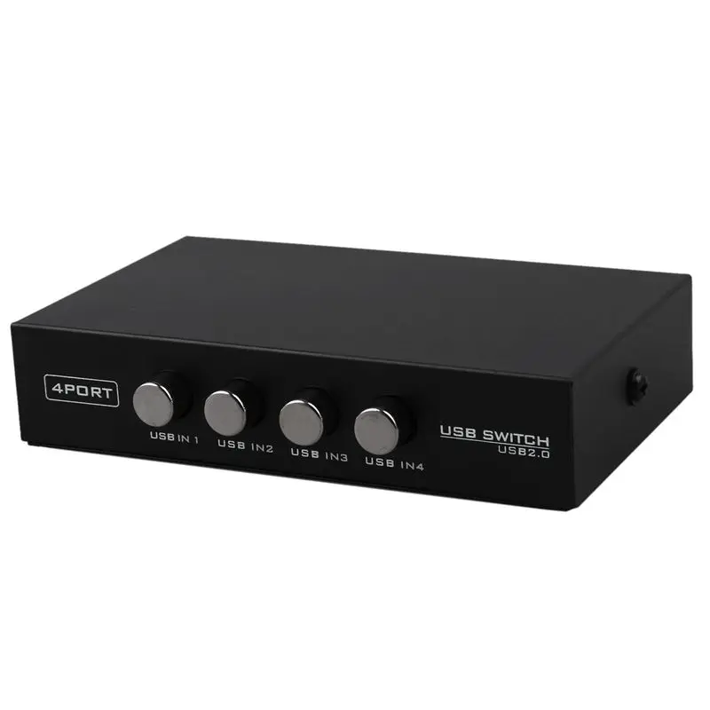Новейший мини 4 порта USB принтер сканер общий обмен переключатель разветвитель