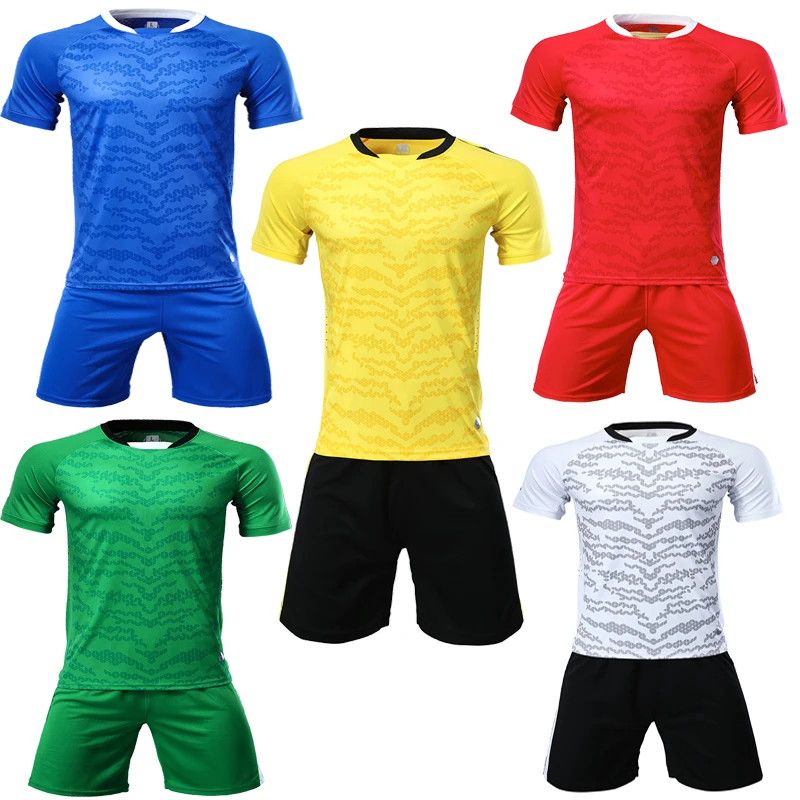 Мужские футболки с коротким рукавом зеленого цвета для футбола набор желтых