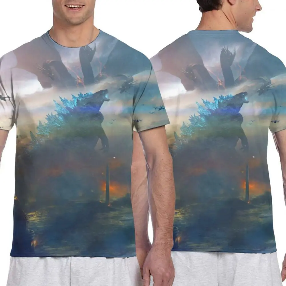 shirt20 Г. Mr. Q пользовательские Godzilla фигурки футболки мужские Круглый вырез черные футболки Godzilla Vs King Kong одежда повседневные Модные топы - Цвет: shirt20