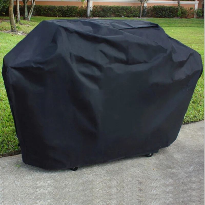 

7 Sizes Black Waterproof Bbq Cover Outdoor Rain Barbecue Grill Protector For Gas Charcoal Electric Barbeque Grill