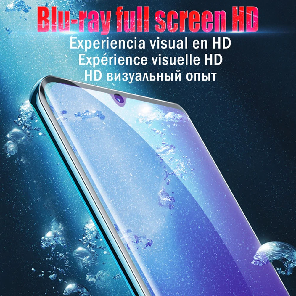 Мягкий полный чехол для huawei nova 3e 3 3i Защитная Гидрогелевая пленка nova 4 4e 5 pro 5i pro 5T on Not glass phone screen протектор