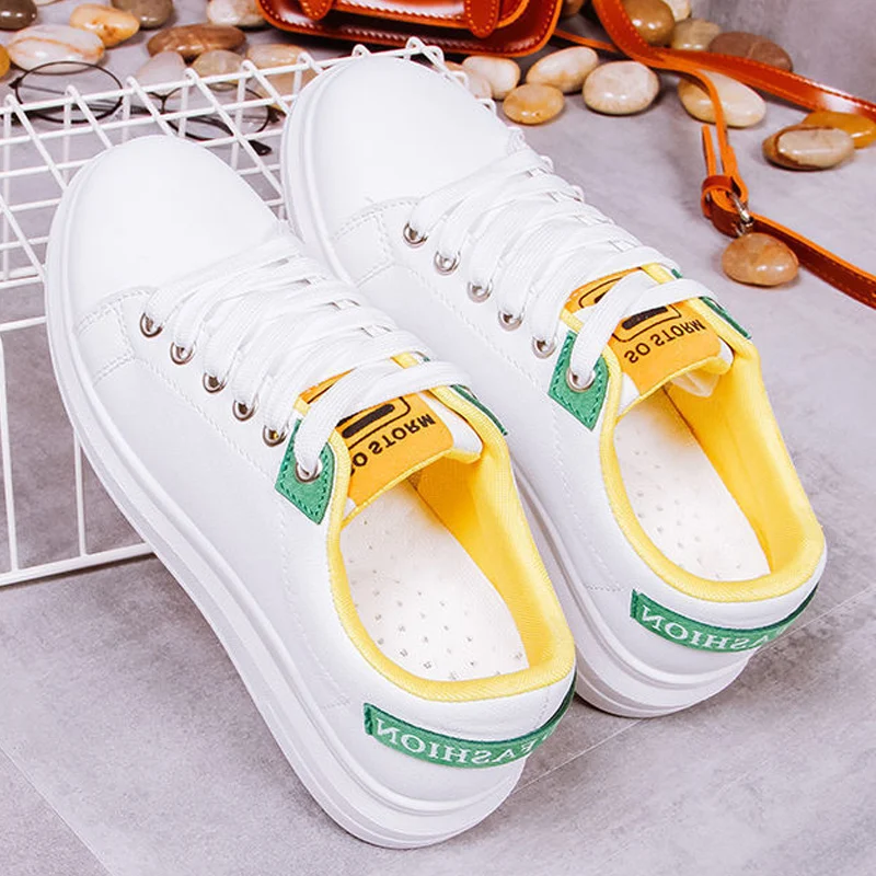 

Массивные кроссовки; Женская дышащая однотонная повседневная обувь; Нескользящие удобные женские модные повседневные кроссовки для школь...