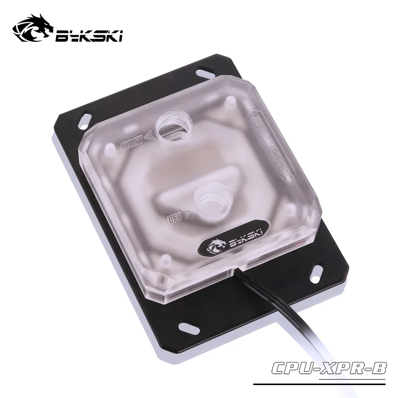 Блок ЦП Bykski для AM3/AM4 Ryzen3/5/7 Матовый акриловый RGB (12 В 4 контакта) RBW (5 3 блок водяного