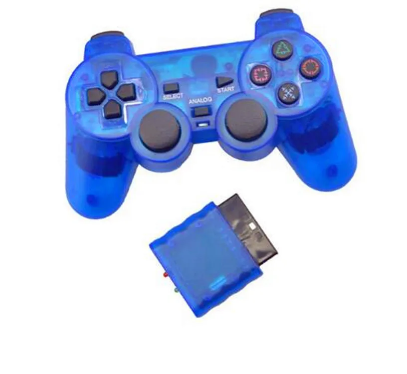 5 Беспроводной геймпад для sony PS2 PS контроллер для Playstation 1 2 Консоль джойстик полное колебание Shock Joypad Беспроводное управление - Цвет: 5