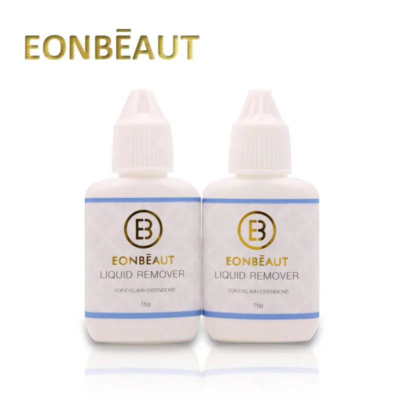 10 бутылочек средство для удаления клея ресниц EONBEAUT 15 мл крем профессиональный