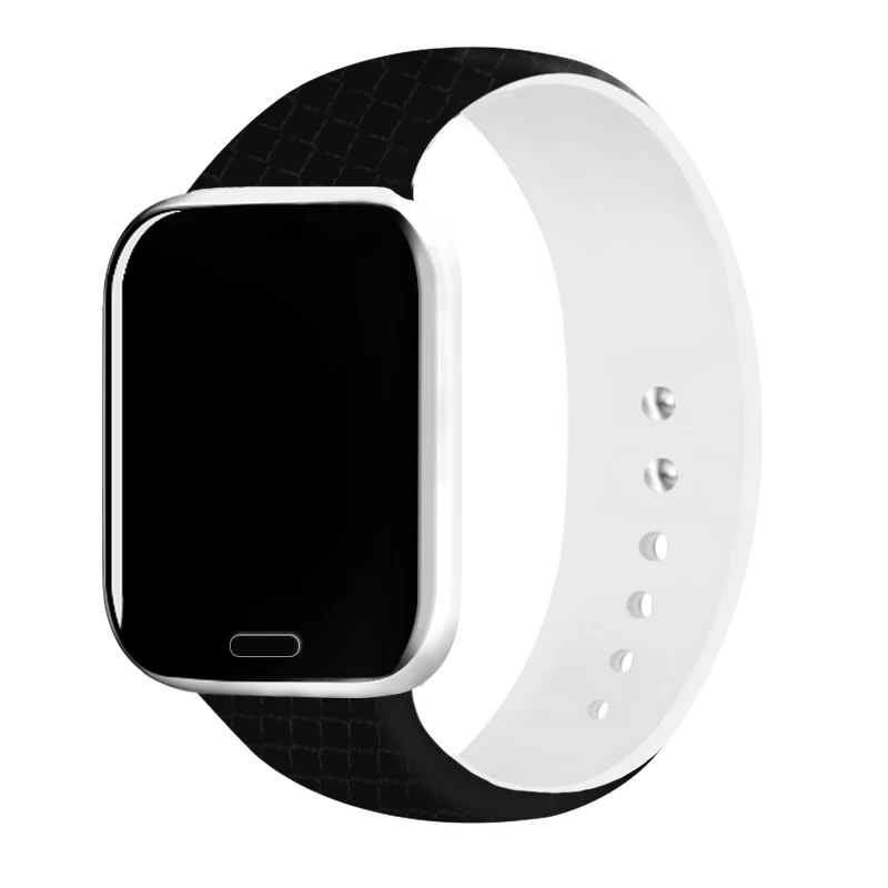 

For iWatch 4 5 Strap 44mm 40mm Black Bands Sport Silica Gel Bracelet 38mm 42mm for apple Watch 2 3 1 Accessories