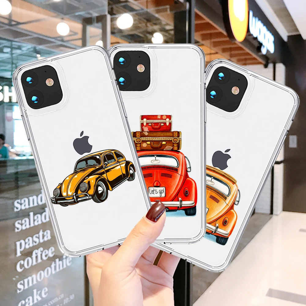 Новый мультяшный милый модный чехол для телефона с рисунком автомобиля IPhone 12 Mini 5