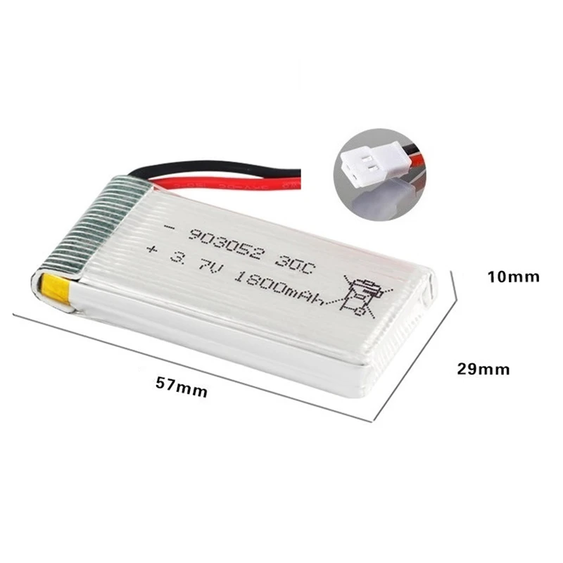 Обновленный аккумулятор Lipo 3 7 в 1800 мАч и зарядное устройство для SYMA KY601S X5 X5S X5C X5SC