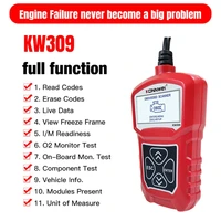 konnwei universal upgrade kw309 obdii auto car diagnostic scanner tool obdii2 code reader eobd scanning machine 7 languages