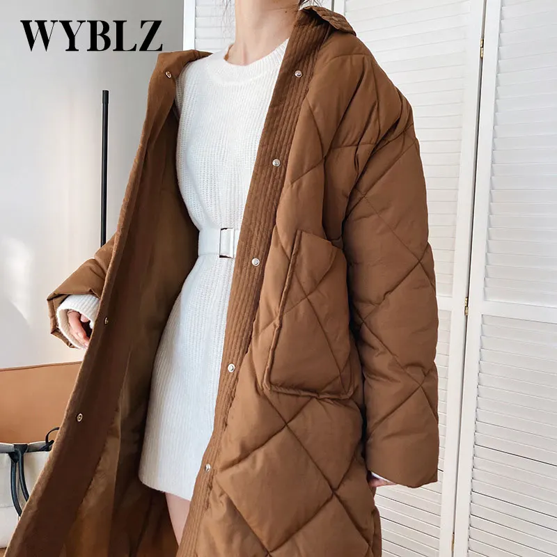 Ladies Puffer Jacket Coat Winter Padded Elegant Parka Women  Warm Loose Casual Stand Up Collar Outweart Women's Clothing  Mujer