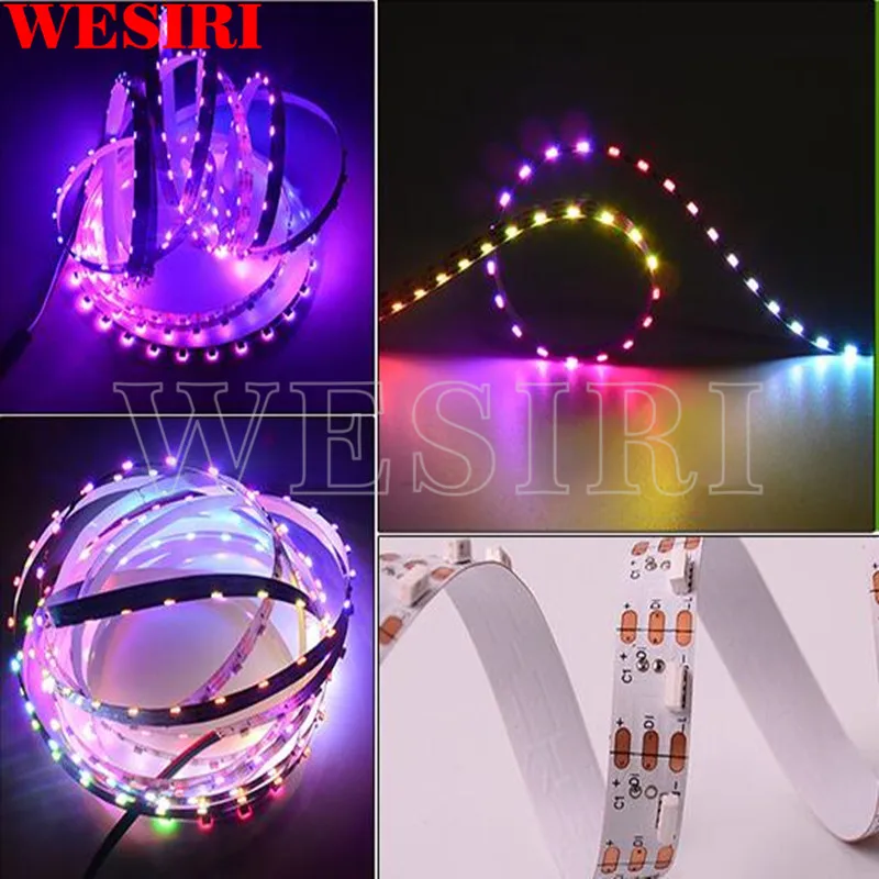 5 в постоянного тока SK6812 4020 светодиодная полоса с боковым излучением 60/72/120/144