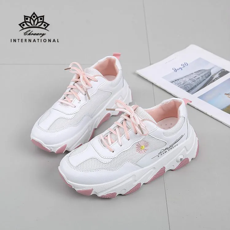 Женские кроссовки из дышащего сетчатого материала легкие в уличном стиле