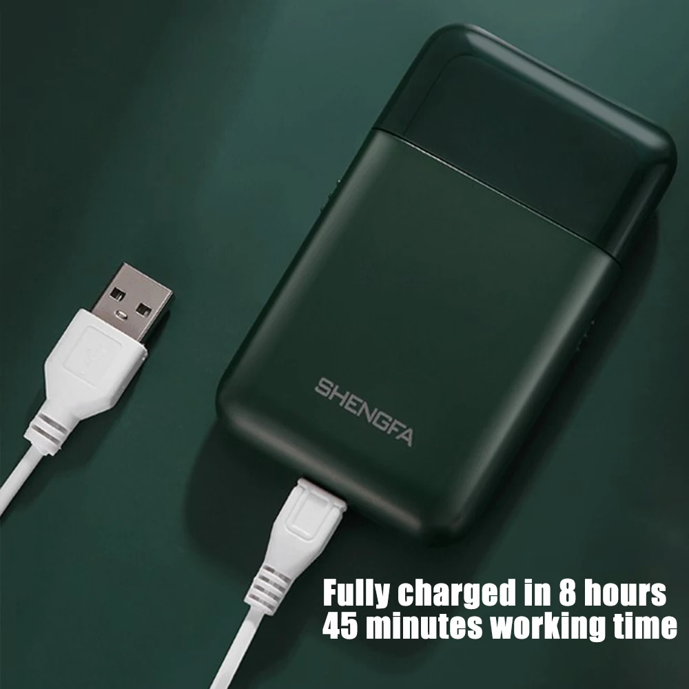 

Mini Electric Shaver Razor Shaving Beard Machine for Men Dry Wet Beard Trimmer Rechargeable washable