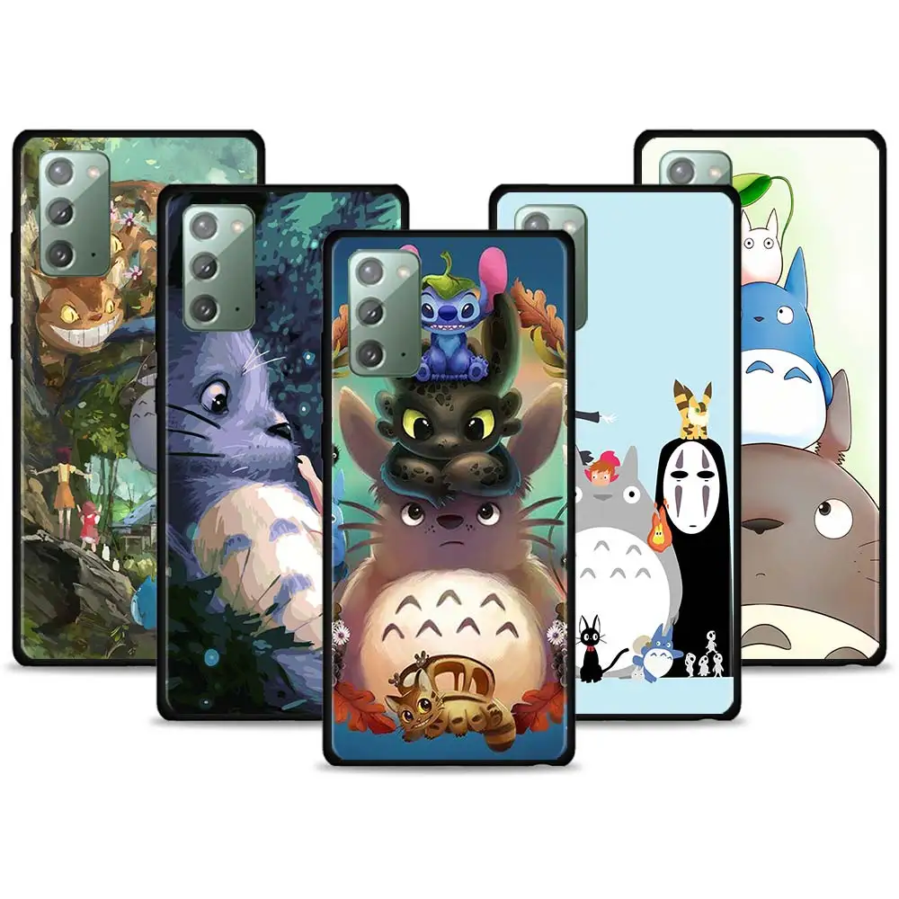 

My Neighbor Totoro Phone Case for Samsung M51 M31 M31s M30s M21 M11 M01 Silicone Cover for Note 20 Ultra 10Lite 10Plus 9 8 Coque