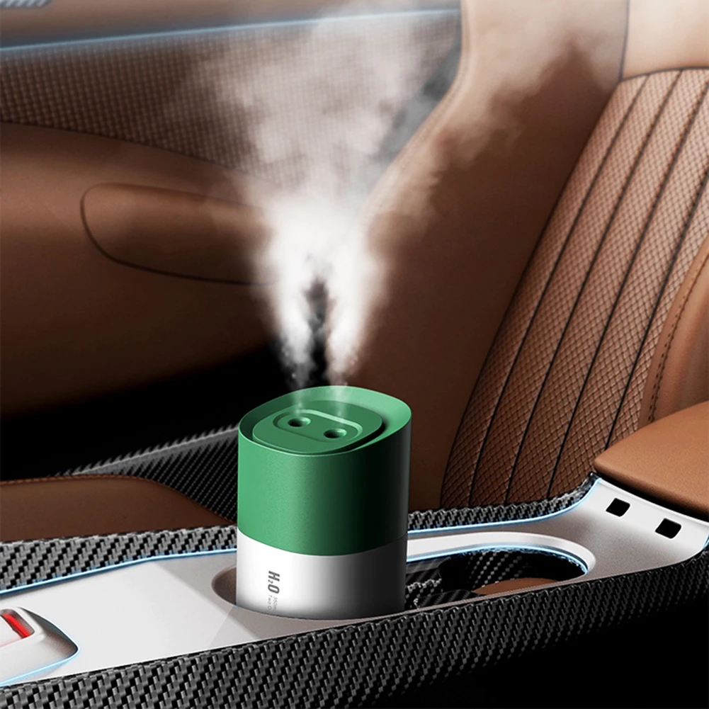 

350ml Dual Spray Humidifier Ultrasonic Essential OilAroma Diffuser Car Mist Maker Home Office Air Purifier with Night Lights