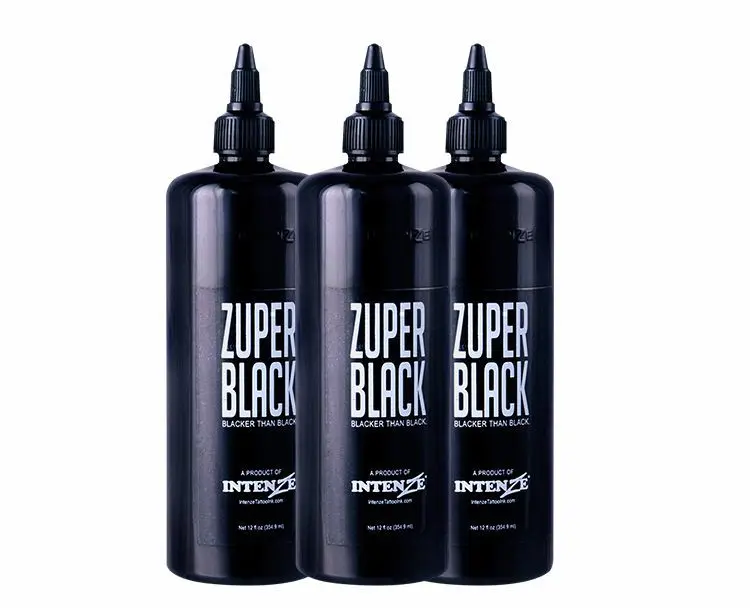 

Grand Aqua Black Permanent Tattoo Ink 12 oz (360ml) Body Paint Permanent Black Tattoo Ink