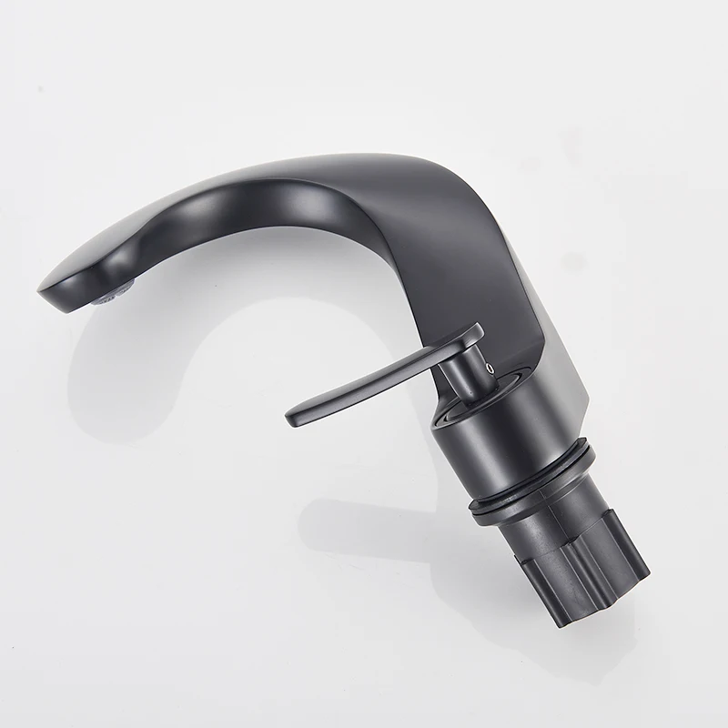 

NEW Matte Black Waterfall Basin Faucet Black Bathroom Faucet Single Handle Mixer Tap Basin Tap mitigeur salle de Mixer Taps