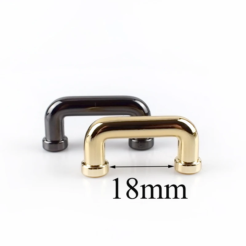 10Pcs18mm металлической пряжкой U кольца для сумки из натуральной кожи разъем сумка