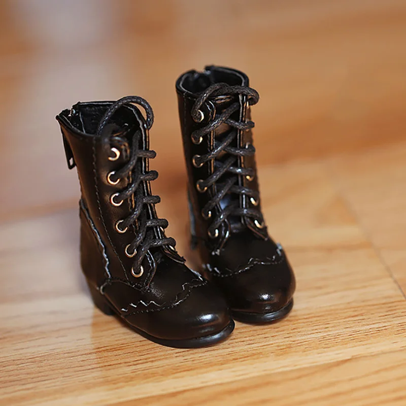 

Cateleya BJD Doll Shoes 1/31/4Mdd Lace Zipper Lace British Women's Boots