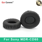 Амбушюры для Sony MDR CD60 MDR-CD60, амбушюры для наушников, сменные амбушюры для наушников из искусственной кожи и пены