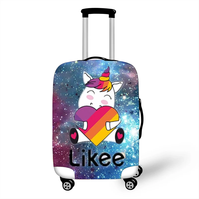 18-32 Inch Fashion Likee Video App Elastic Luggage Protective Cover Trolley Suitcase Protect Dust Bag Case Travel Accessories