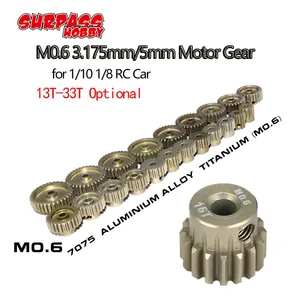 Металлическая Шестерня SURPASS HOBBY, 2 шт., m0,6, 3,175 мм, 13T-33T, для радиоуправляемого автомобиля 18 110