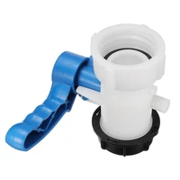 6275mm plastic ibc tote tank butterfly connection valve tap water drain adapter