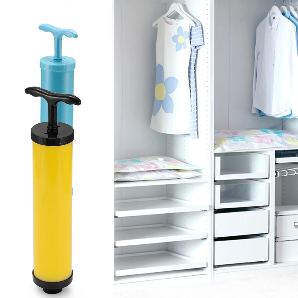 1 шт. ручной вакуумный компрессионный мешок воздушный насос на присоске для