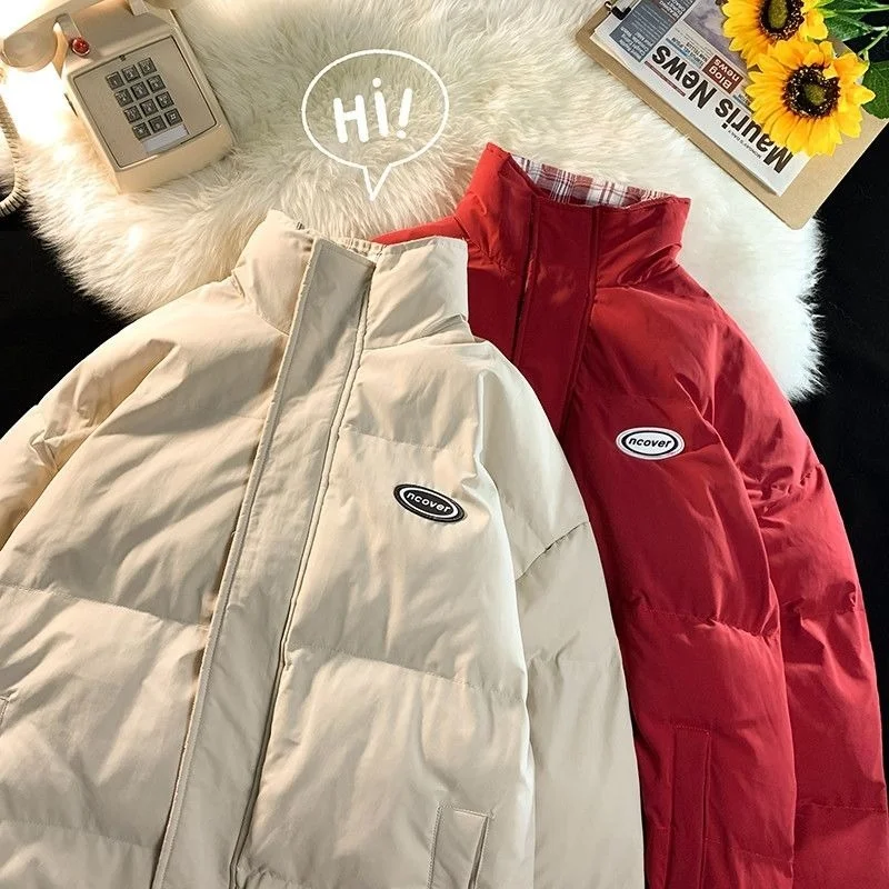 Double-sided Wear Down Jacket Double-sided Wear Autumn and Winter New Casual Fashion Trend Long-sleeved All-match Down Jacket