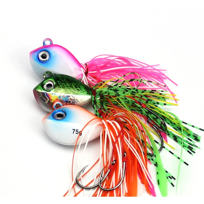 

Forreecci 75g 11cm 3 Colors Metal Jig Hook for Fishing Lead Fish Lure Sea and Boat Fishing Tackle Pesca Isca Wobblers Jigging