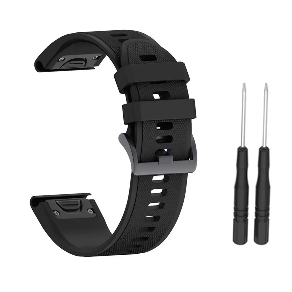 

Replacement Soft Silicone Bracelet Strap Latest WristBand For Fenix5/5Plus/Garmin Forerunner 935