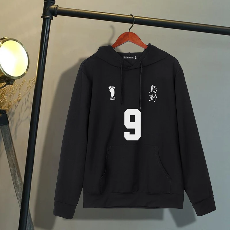 

Anime Haikyuu Hinata Shoyo Kageyama Tobio Cosplay Costume 3D Print Karasuno High School Funny Hoodie Men Women Casual Sweatshirt